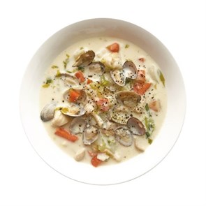 Сливочный суп с морепродуктами 20839